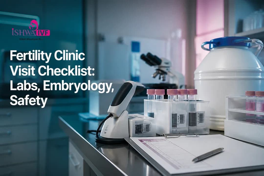 An IVF laboratory checklist setup supporting IVF fertility clinic standards for labs, embryology, and safety.