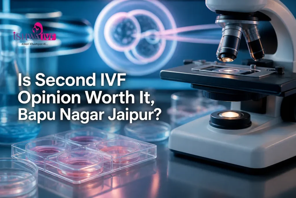 Clean cover image of an IVF laboratory illustrating a Second IVF Opinion in Jaipur.